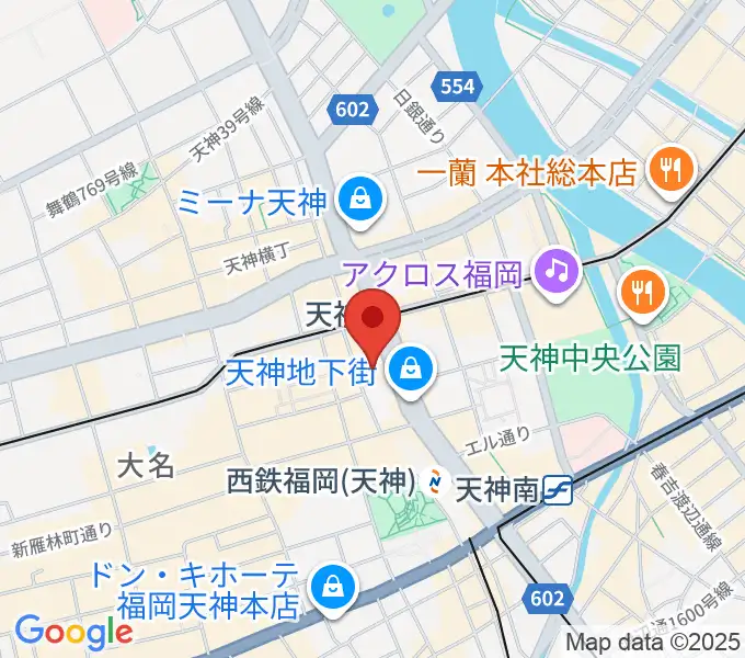 タワーレコード 福岡パルコ店の地図