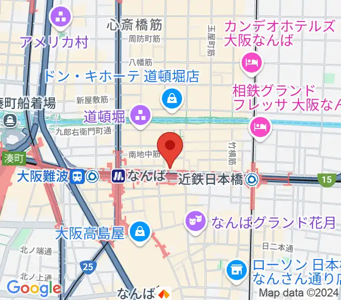 アイオンボーカル教室の地図