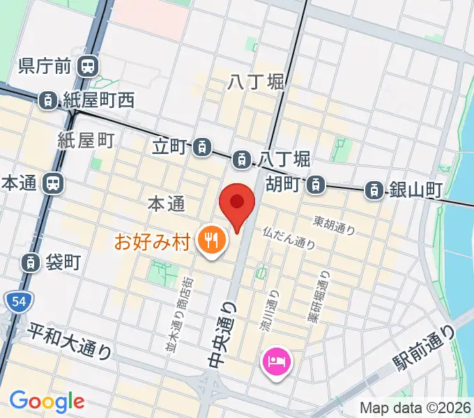 タワーレコード 広島店の地図