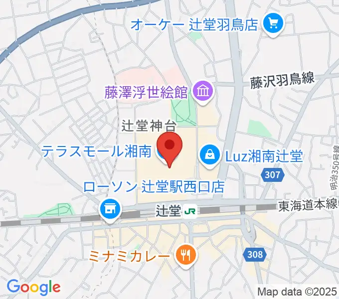 JEUGIAカルチャーセンター テラスモール湘南の地図