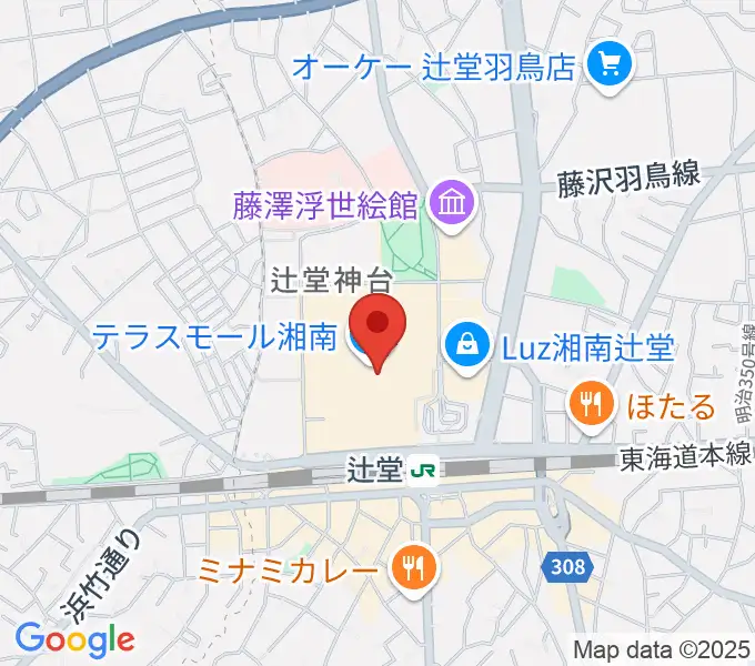 JEUGIAカルチャーセンター テラスモール湘南の地図