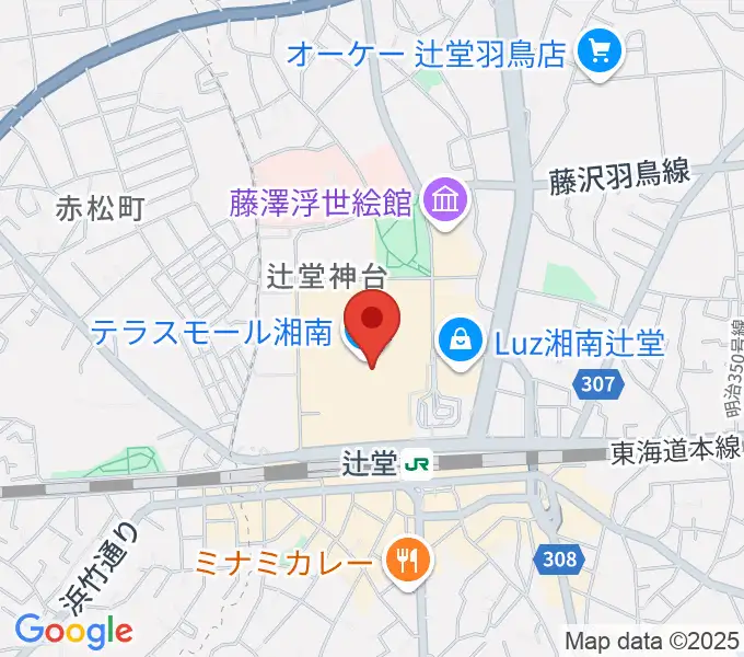 JEUGIAカルチャーセンター テラスモール湘南の地図