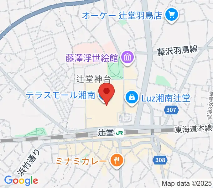 JEUGIAカルチャーセンター テラスモール湘南の地図