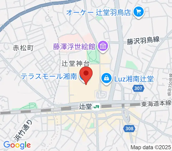 JEUGIAカルチャーセンター テラスモール湘南の地図