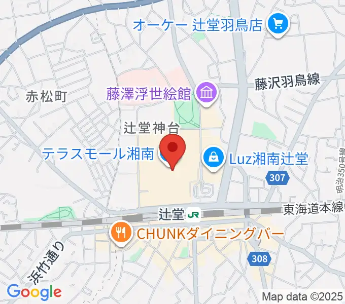 JEUGIAカルチャーセンター テラスモール湘南の地図