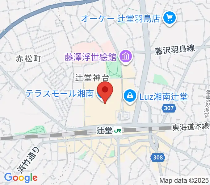 JEUGIAカルチャーセンター テラスモール湘南の地図