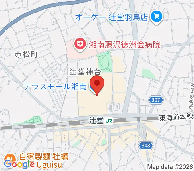 JEUGIAカルチャーセンター テラスモール湘南の地図