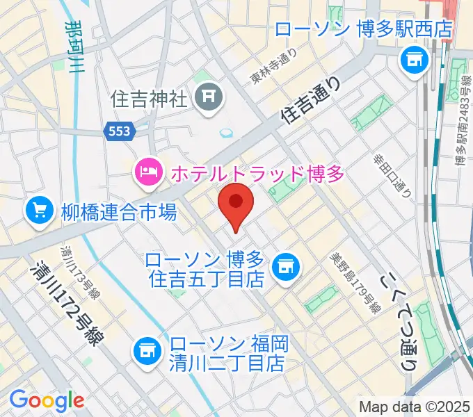 Tune the Voiceの地図