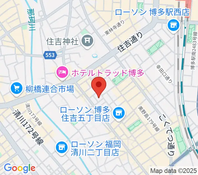 Tune the Voiceの地図