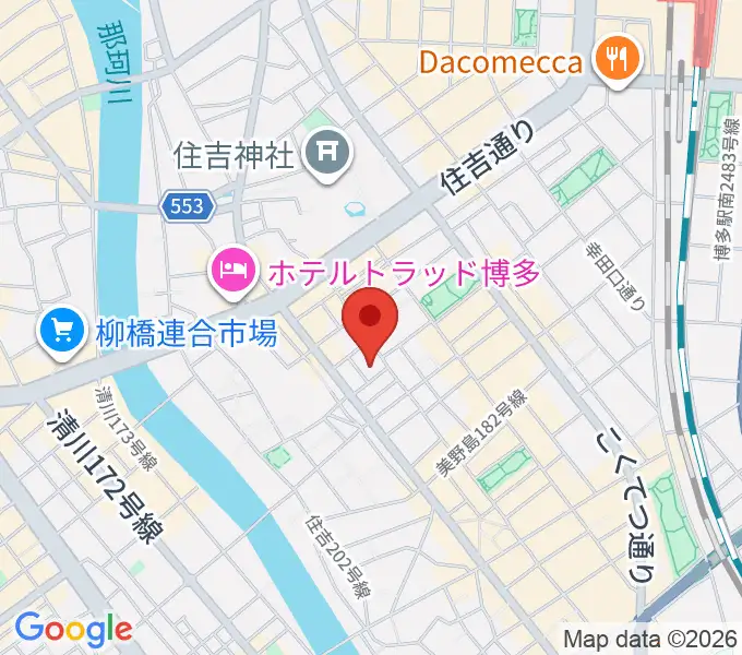 Tune the Voiceの地図