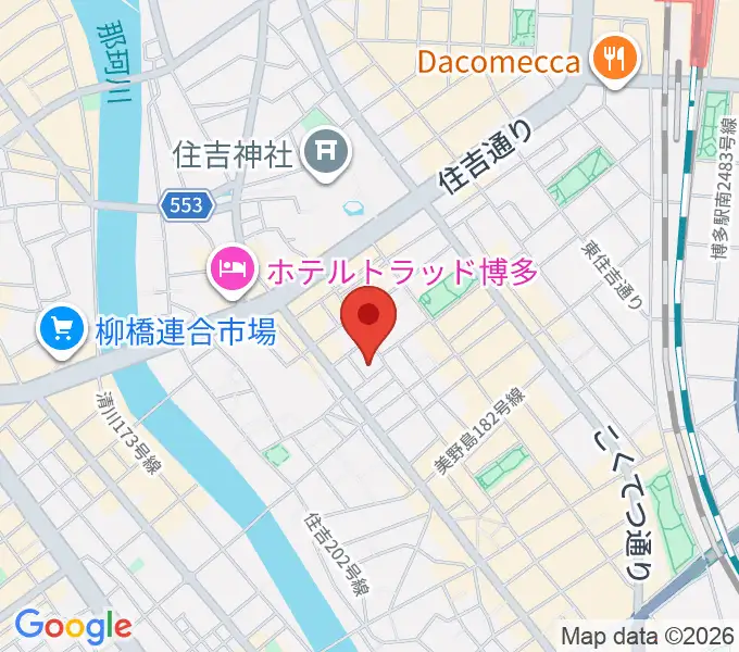 Tune the Voiceの地図