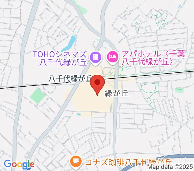 JEUGIAカルチャーセンター イオンモール八千代緑が丘の地図