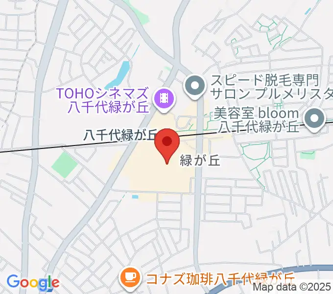 JEUGIAカルチャーセンター イオンモール八千代緑が丘の地図
