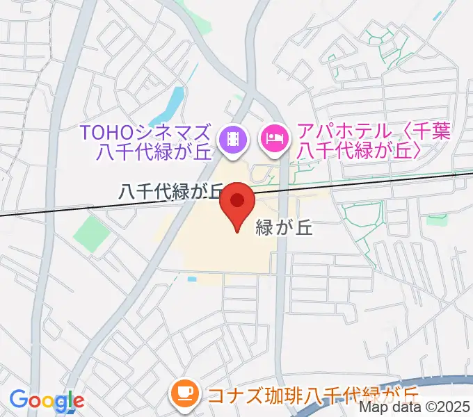 JEUGIAカルチャーセンター イオンモール八千代緑が丘の地図