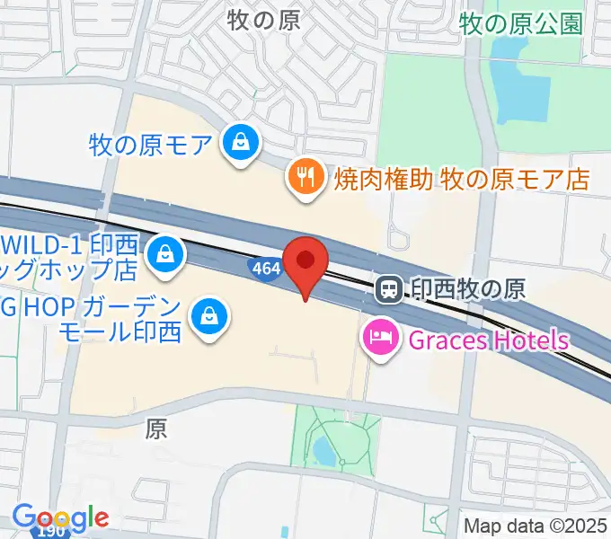JEUGIAカルチャーセンター BIGHOP印西の地図