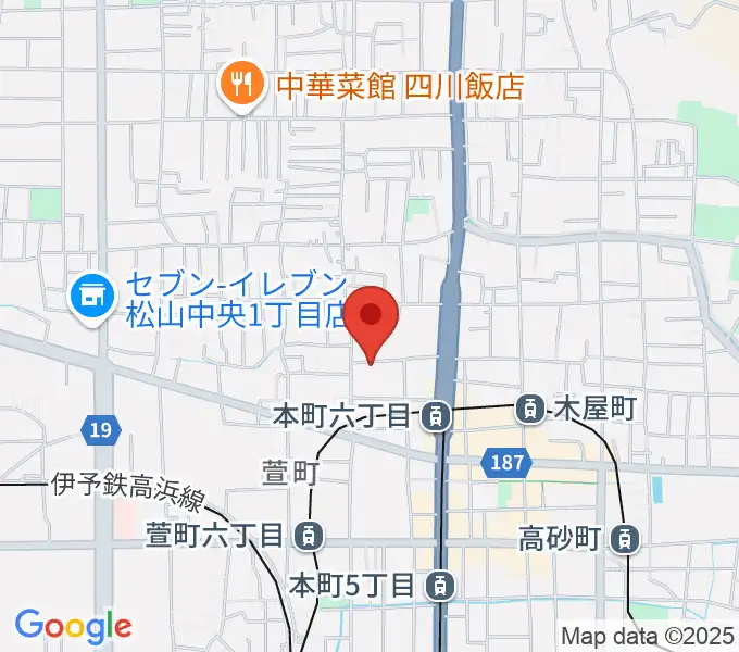 愛媛県男女共同参画センターの地図