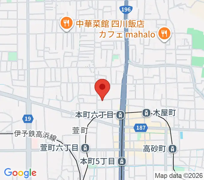 愛媛県男女共同参画センターの地図