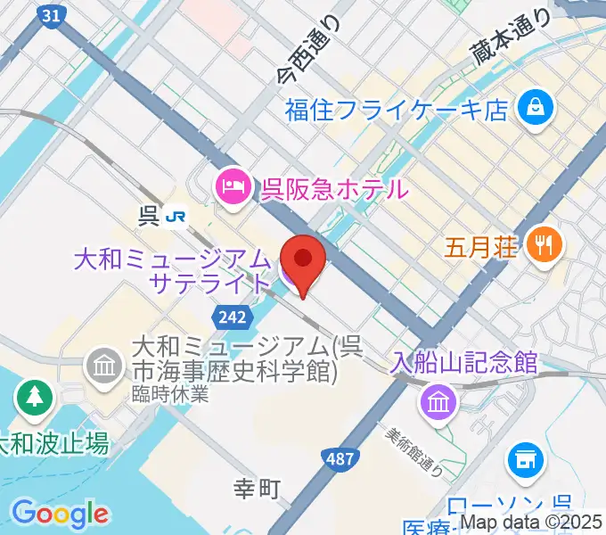 ビューポートくれの地図