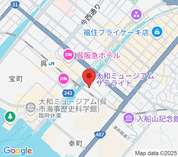ビューポートくれの地図