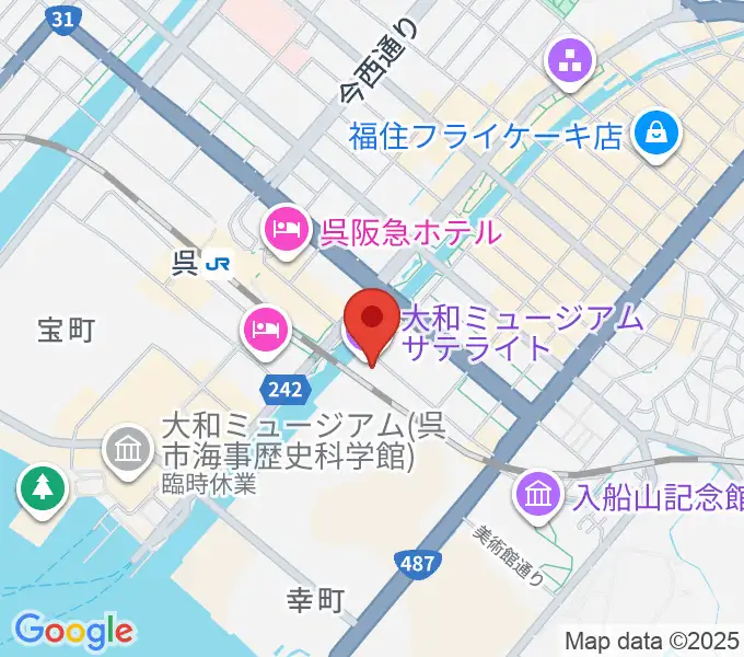 ビューポートくれの地図