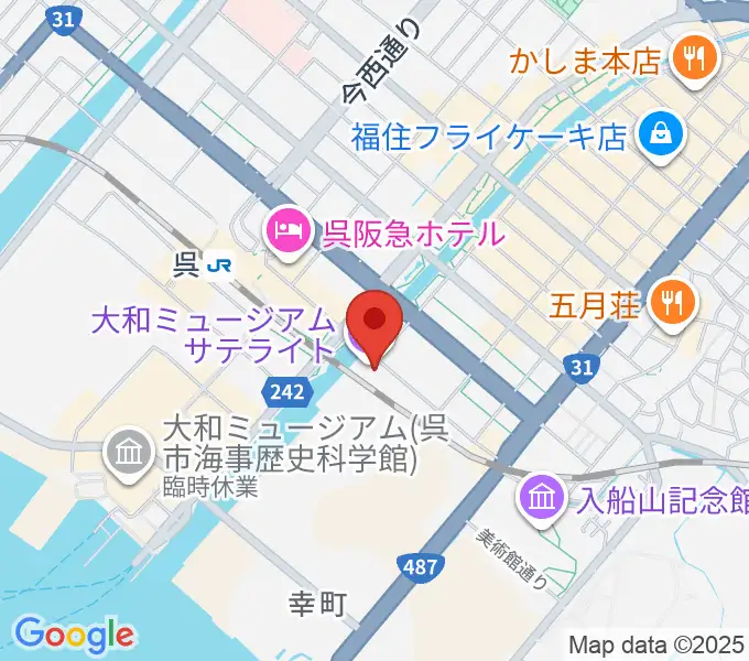 ビューポートくれの地図