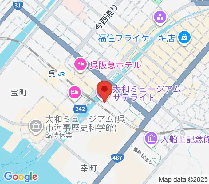 ビューポートくれの地図