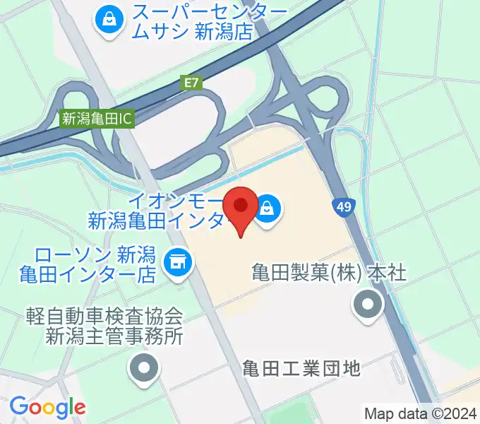 タワーレコード 新潟店の地図