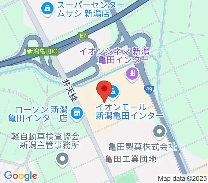 タワーレコード 新潟店の地図