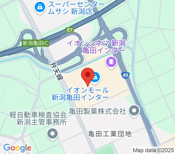 タワーレコード 新潟店の地図