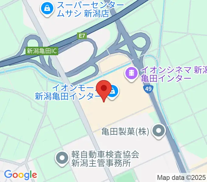 タワーレコード 新潟店の地図