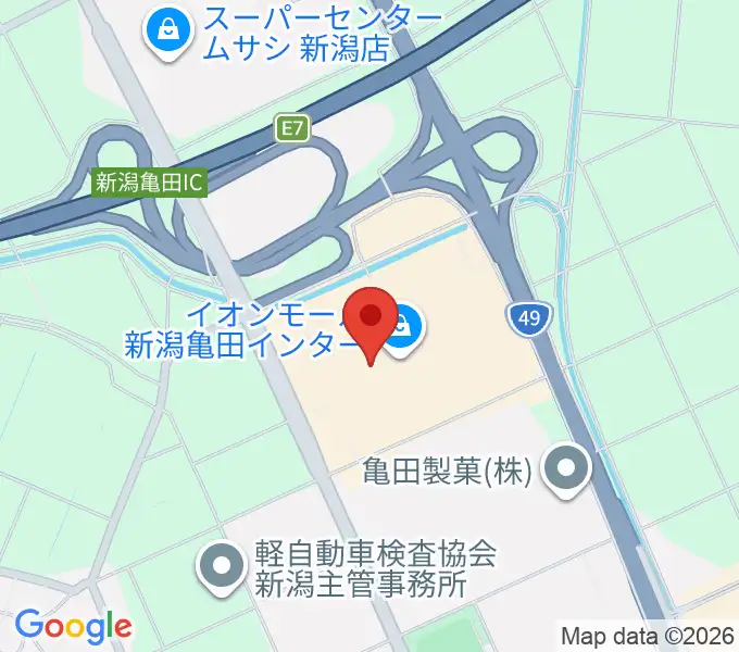 タワーレコード 新潟店の地図