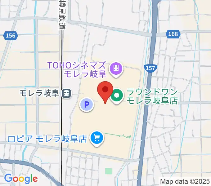 タワーレコード モレラ岐阜店の地図