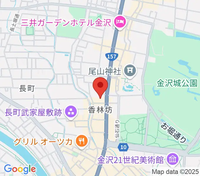 北國新聞文化センター 金沢本部教室の地図