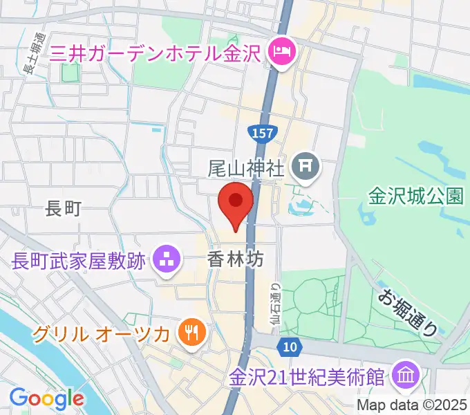 北國新聞文化センター 金沢本部教室の地図