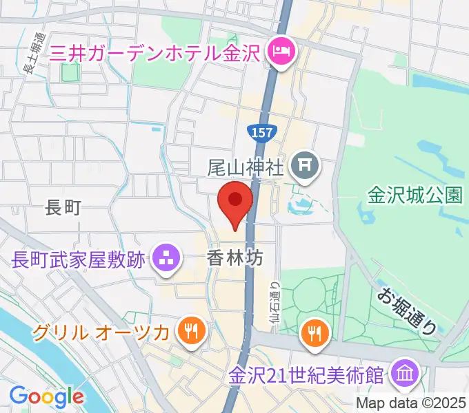 北國新聞文化センター 金沢本部教室の地図