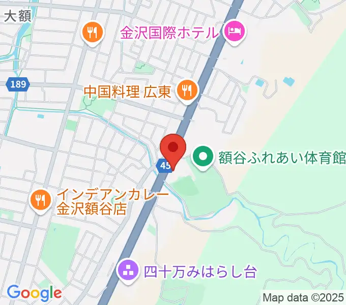 北國新聞文化センター 金沢南スタジオの地図