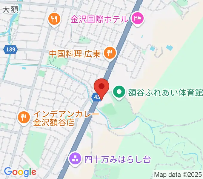 北國新聞文化センター 金沢南スタジオの地図