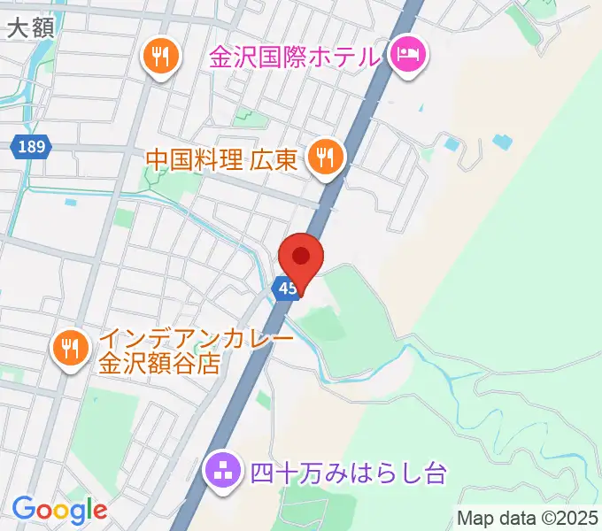北國新聞文化センター 金沢南スタジオの地図