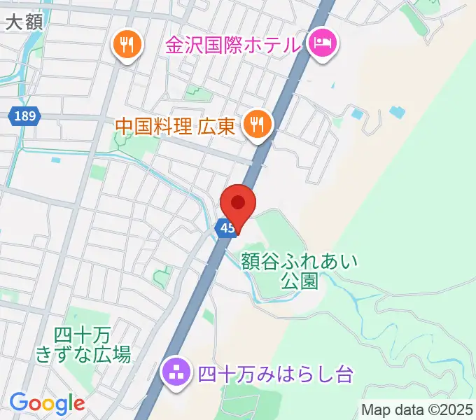 北國新聞文化センター 金沢南スタジオの地図