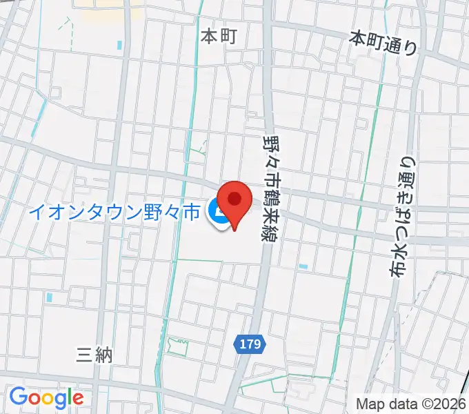 北國新聞文化センター イオンタウン野々市スタジオの地図