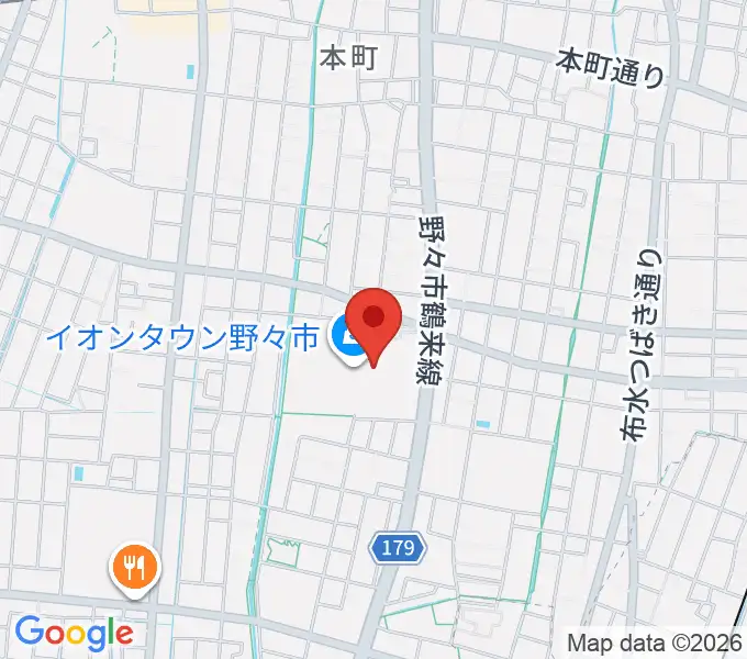 北國新聞文化センター イオンタウン野々市スタジオの地図