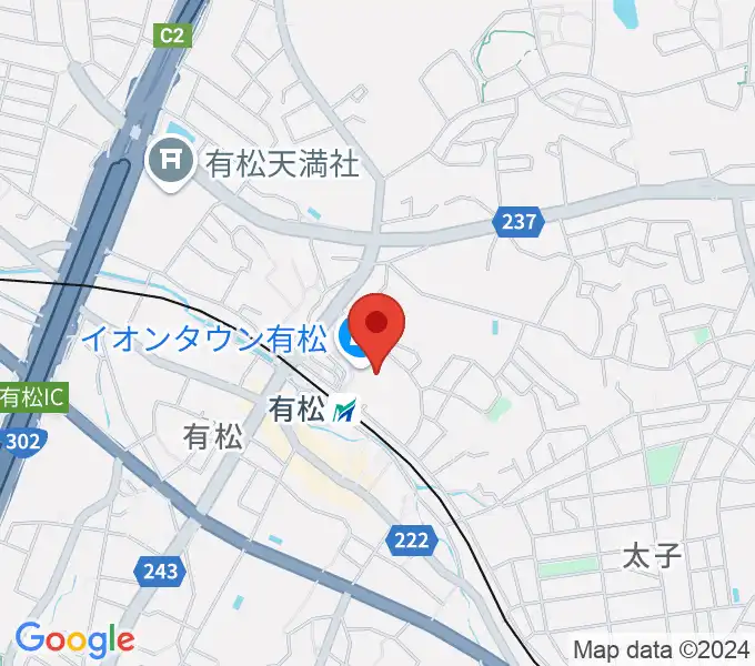 JEUGIAカルチャーセンター イオンタウン有松の地図