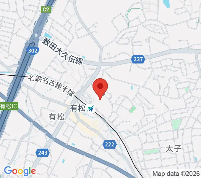 JEUGIAカルチャーセンター イオンタウン有松の地図