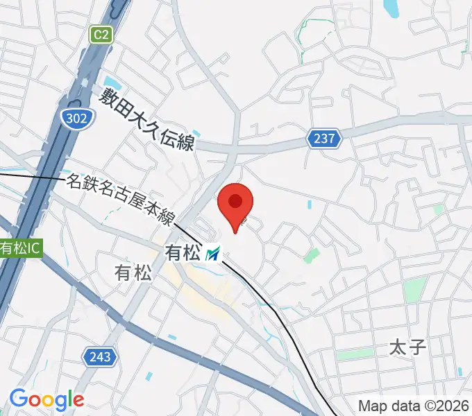 JEUGIAカルチャーセンター イオンタウン有松の地図