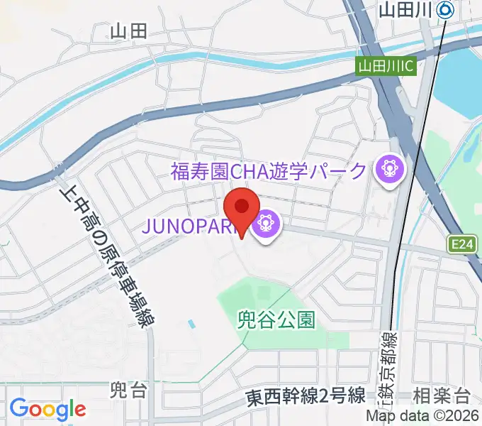 JEUGIAエコール教室の地図