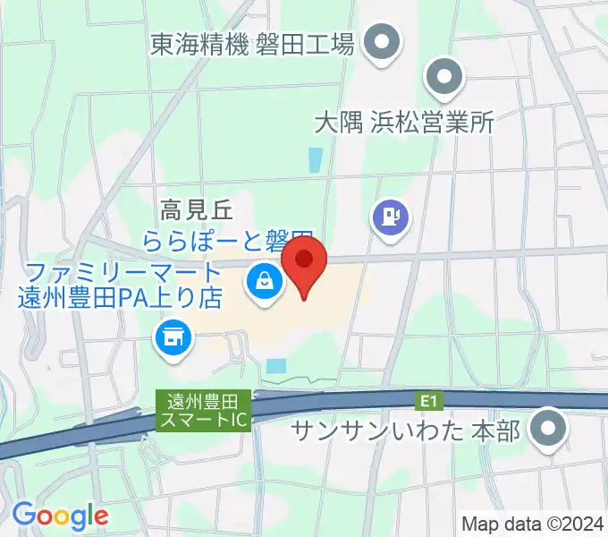 タワーレコード ららぽーと磐田店の地図