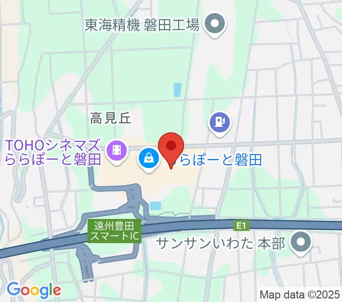 タワーレコード ららぽーと磐田店の地図