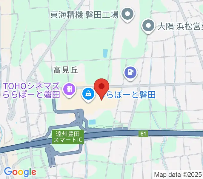 タワーレコード ららぽーと磐田店の地図