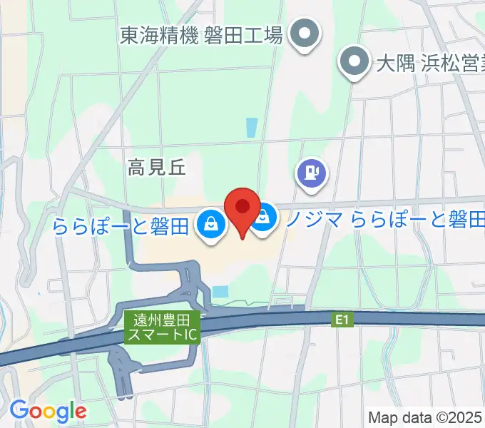 タワーレコード ららぽーと磐田店の地図