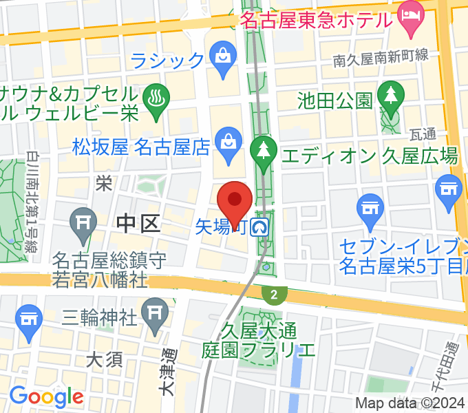 タワーレコード名古屋パルコ店の場所